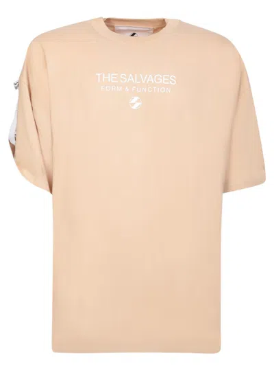 The Salvages From & Function D-ring Pink T-shirt In Beige