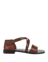 The Sandals Factory Woman Sandals Brown Size 6 Leather