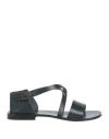 The Sandals Factory Woman Sandals Navy Size 6 Leather
