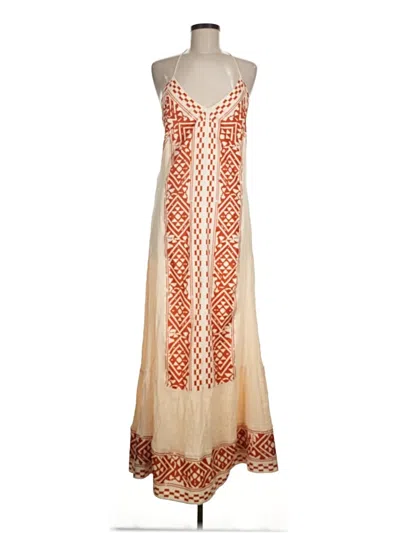 Pre-owned The Sang Casual Dress In Orange