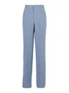The Seafarer Colorado Light Blue Pants With Maxi Pocket Applied On The Back In Fabric Woman In Light Blue