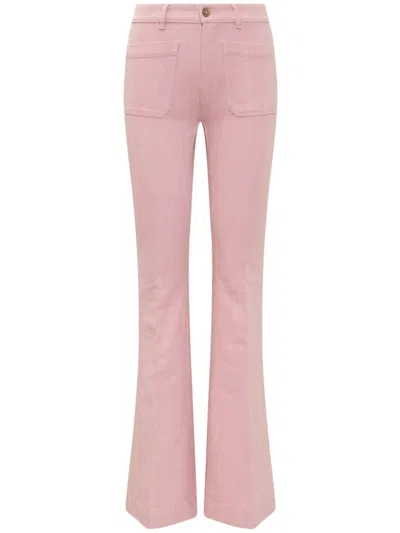 The Seafarer Cotton Jeans In Pink
