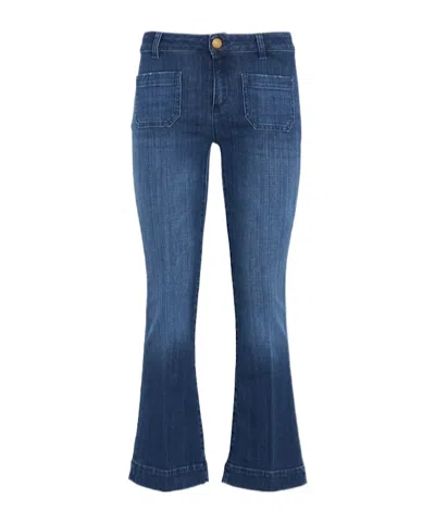 The Seafarer Cropped Jeans In Blue