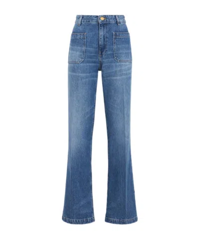 The Seafarer Curt Baggy Jeans In Blue