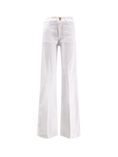 The Seafarer Jane Denim Trousers In White