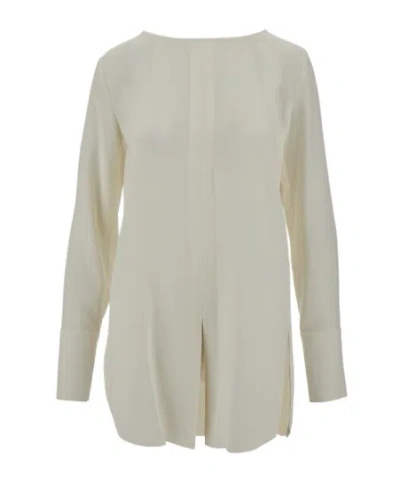 The Seafarer Long-sleeved Blouse In Gray