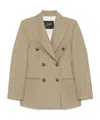 The Seafarer Long-sleeved Suit Coat In Nude