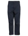 The Seafarer Man Pants Midnight Blue Size 34 Cotton, Elastane In Blue