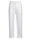 The Seafarer Man Pants White Size 38 Cotton, Linen In White