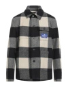 The Seafarer Man Shirt Black Size 42 Wool, Polyamide In Black