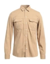 The Seafarer Man Shirt Sand Size M Cotton In Beige