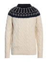 The Seafarer Man Sweater Ivory Size Xl Wool
