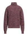 The Seafarer Man Turtleneck Red Size Xl Wool In Red