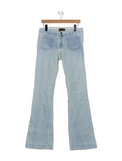 Pre-owned The Seafarer Mid-rise Flared Jeans In Blue