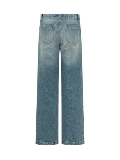 The Seafarer Mini Casual Trousers With Pocket In Denim