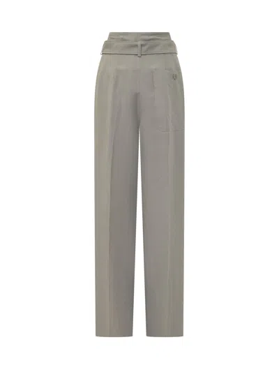 The Seafarer Mini Trousers In Grigio Chiaro
