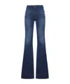 The Seafarer Pocket-detail Flared Jeans In Blue