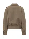 The Seafarer Houndstooth-pattern Belted Jacket In Brown
