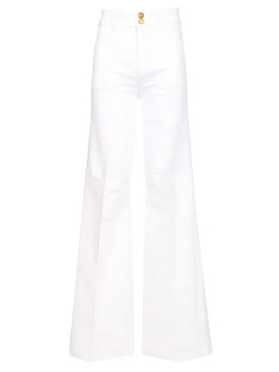 The Seafarer Seafarer Jane Stretch Flare Jeans In White
