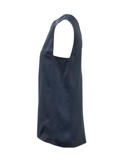 The Seafarer Sleeveless Seafarer Shirt In Blu