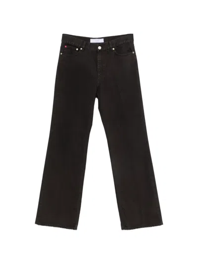 The Seafarer Smin Wide-leg Jeans In Black