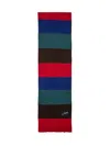 The Seafarer Striped Scarf In Multicolor