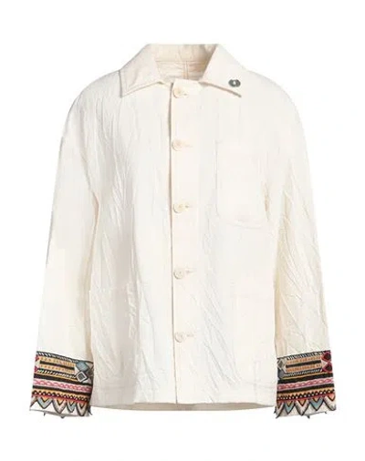 The Seafarer Woman Jacket Ivory Size 6 Cotton, Paper In White