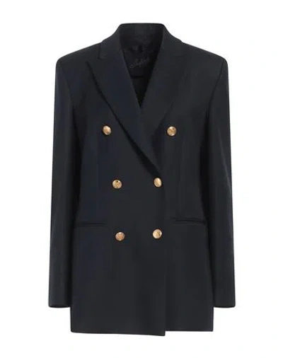 The Seafarer Woman Blazer Midnight Blue Size 8 Virgin Wool, Elastane
