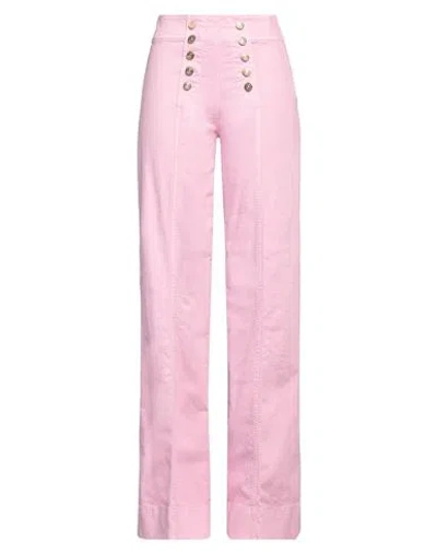 The Seafarer Woman Jeans Pink Size 6 Cotton, Elastane