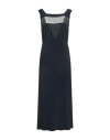 The Seafarer Woman Maxi Dress Midnight Blue Size 10 Acetate, Silk