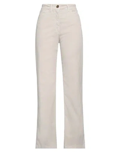 The Seafarer Woman Pants Beige Size 31 Cotton, Elastane