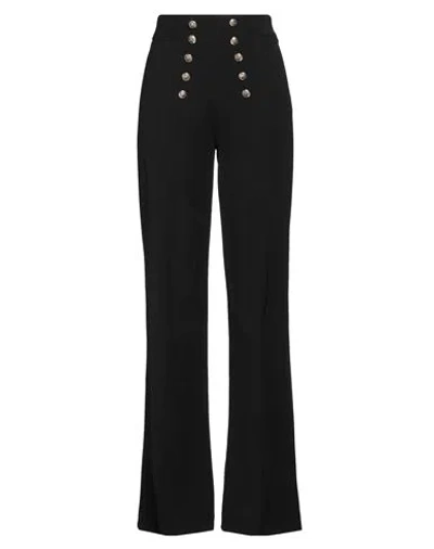 The Seafarer Woman Pants Black Size 8 Virgin Wool, Elastane