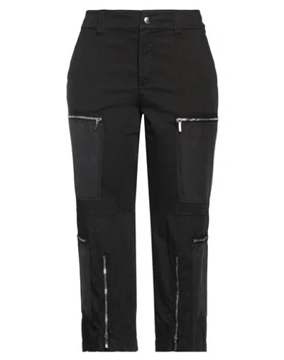 The Seafarer Woman Pants Black Size 8 Cotton, Linen, Elastane, Silk