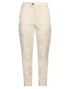 The Seafarer Woman Pants Ivory Size 4 Cotton, Elastane In White