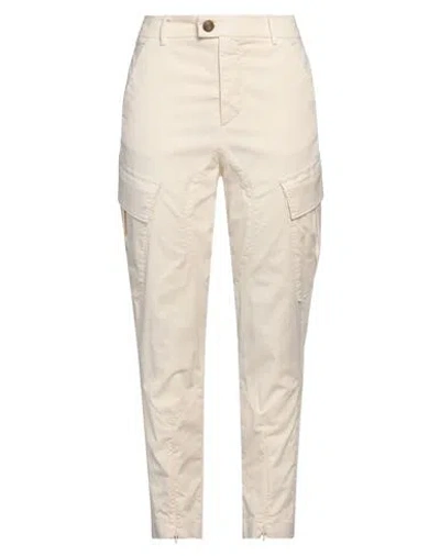 The Seafarer Woman Pants Ivory Size 4 Cotton, Elastane In White