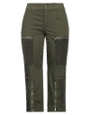 The Seafarer Woman Pants Military Green Size 6 Cotton, Linen, Elastane, Silk
