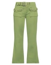 The Seafarer Woman Pants Military Green Size 8 Polyester In Green