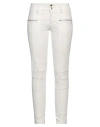 The Seafarer Woman Pants White Size 4 Cotton, Viscose, Elastane