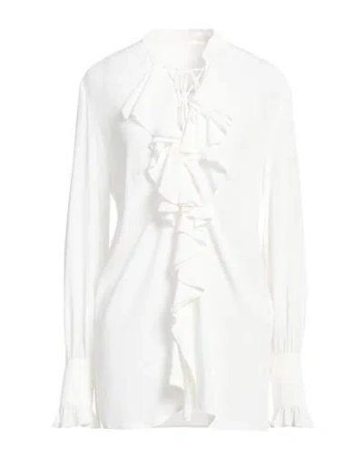 The Seafarer Woman Shirt White Size 8 Acetate, Silk