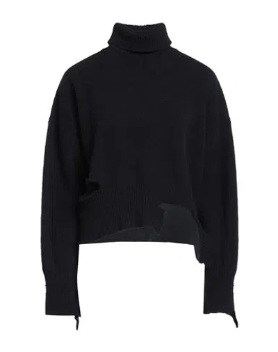 The Seafarer Woman Turtleneck Midnight Blue Size S Wool