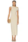 The Sei Asymmetrical Twist Dress In Gray