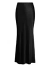 The Sei Bias-cut Midi Skirt In Black