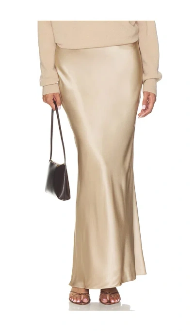 The Sei Bias Maxi Skirt In Brown