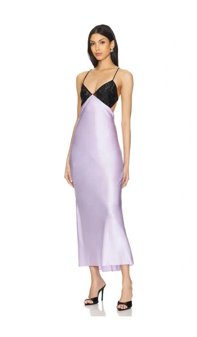 The Sei Bias Midi Dress In Icy Lilac