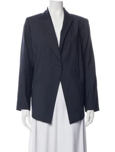 Pre-owned The Sei Blazer In Blue