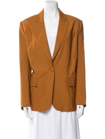 Pre-owned The Sei Blazer In Brown