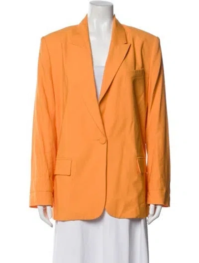 Pre-owned The Sei Blazer In Orange