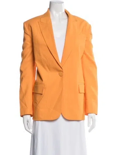 Pre-owned The Sei Blazer In Orange