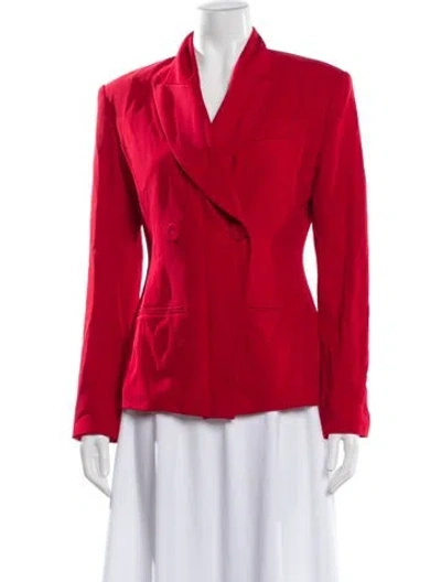 Pre-owned The Sei Blazer In Red