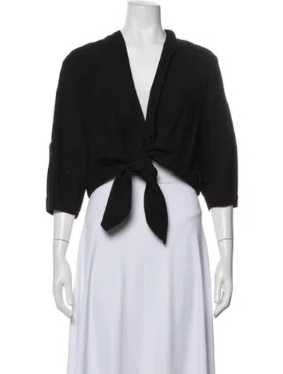 Pre-owned The Sei Bolero In Black